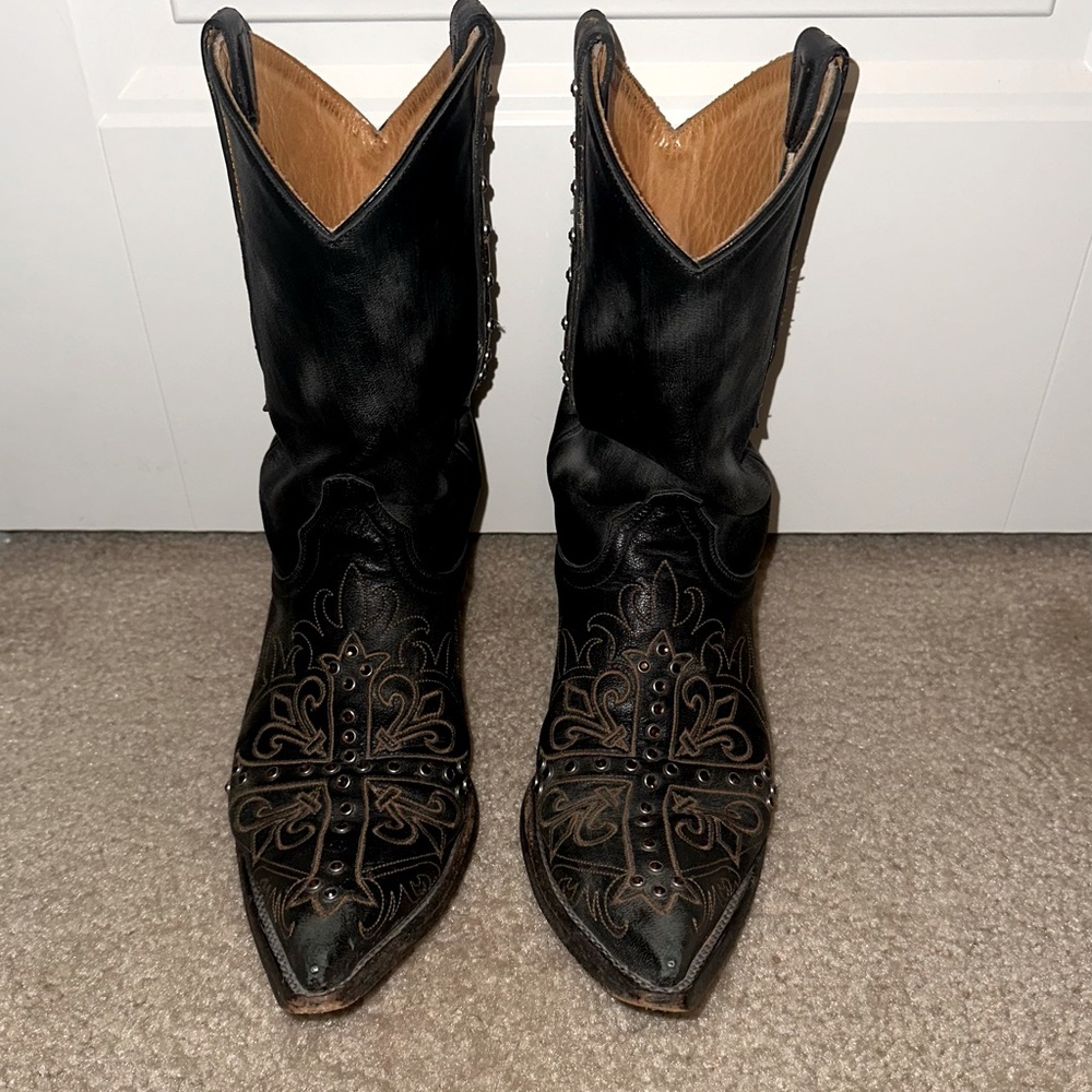 Old Gringo Milagros Cross Western Boot Size 7B